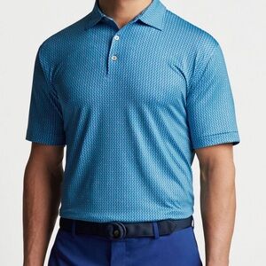 Peter Millar Men's Sport Navy‎ Ralph Performance Jersey Polo XL New With Tags